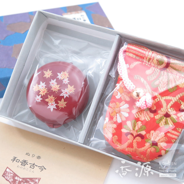 長川仁三郎商店のお香和香古今牛若の香り紅葉（赤/赤）の拡大写真１