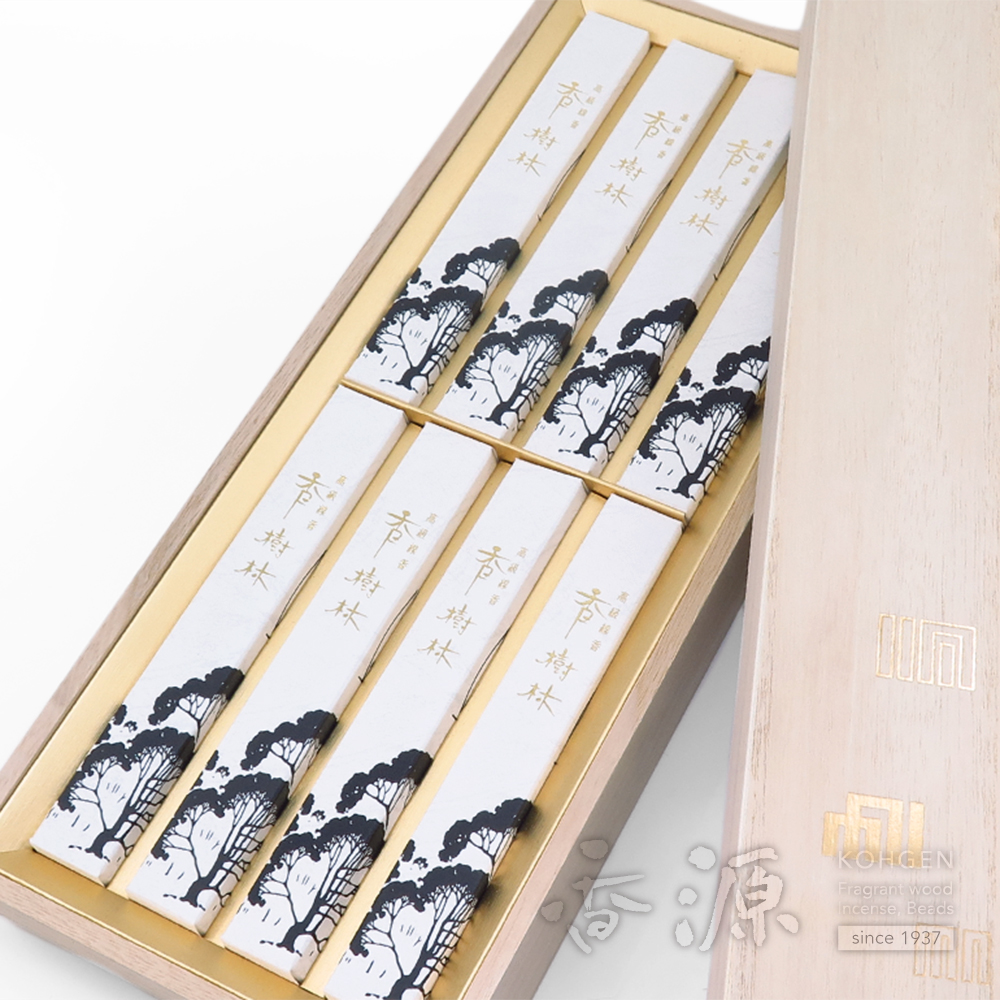 玉初堂 お線香 贈答用 ギフト 香樹林 8箱入 桐箱