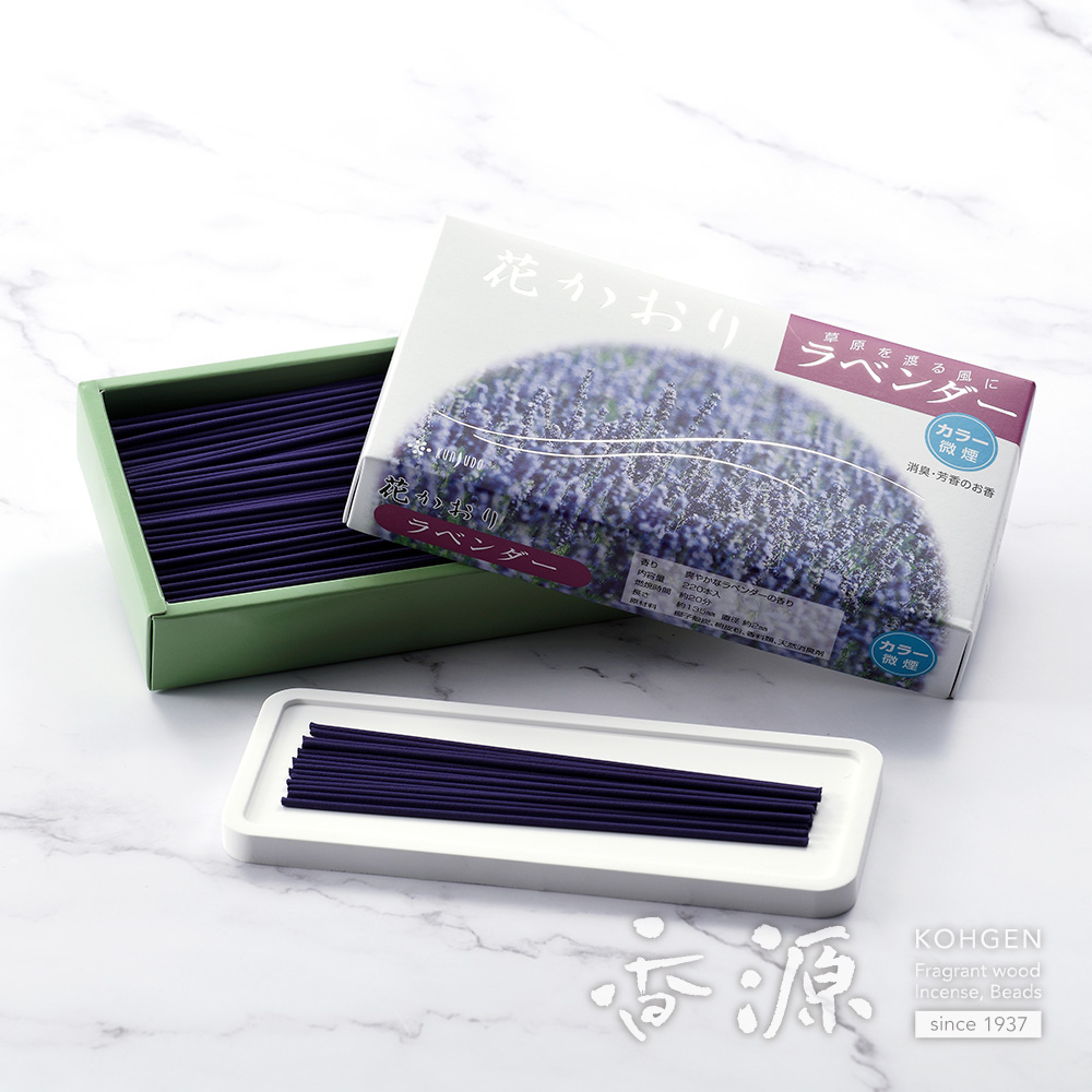 薫寿堂のお線香 花かおり ラベンダー 微煙
