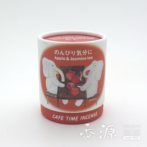 日本香堂のお香カフェタイムインセンスアップル&ジャスミンティーの正面