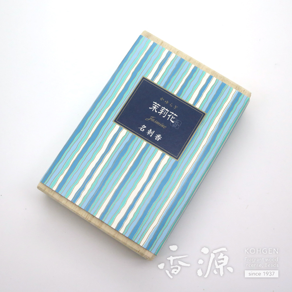 日本香堂の名刺入かゆらぎ茉莉花名刺香の拡大写真のパッケージ