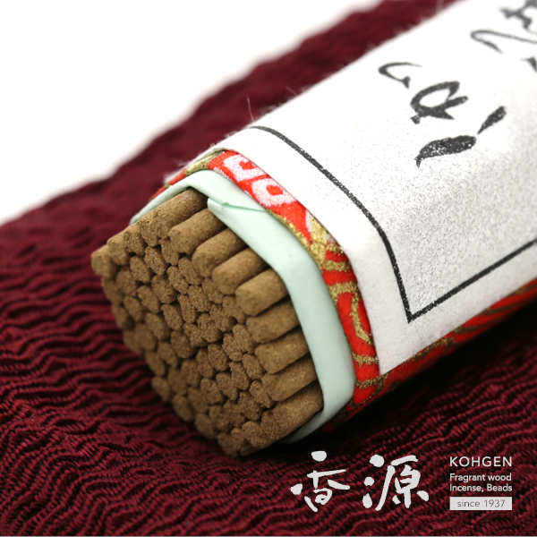 日本香堂 高級 線香 贈答用 ギフト 伽羅荷葉（かよう） 長寸1把入  線香拡大写真