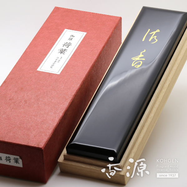日本香堂 高級 線香 贈答用 ギフト 伽羅荷葉（かよう） 長寸1把入  外箱