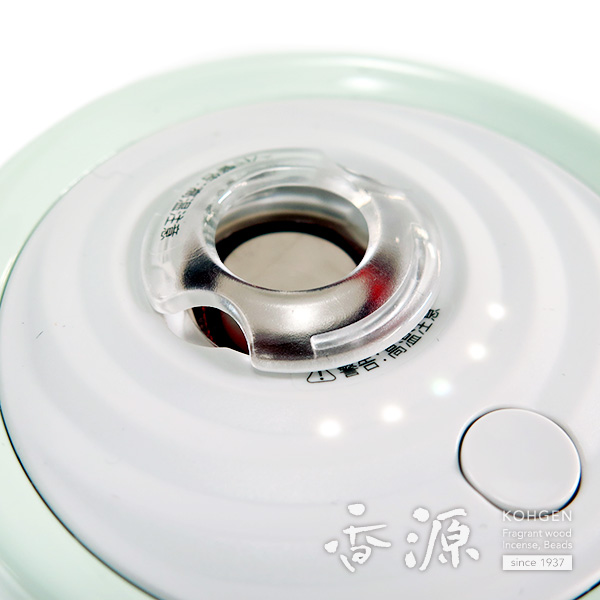 日本香堂sizuro（しずろ）電子香炉セット青磁色の拡大写真３