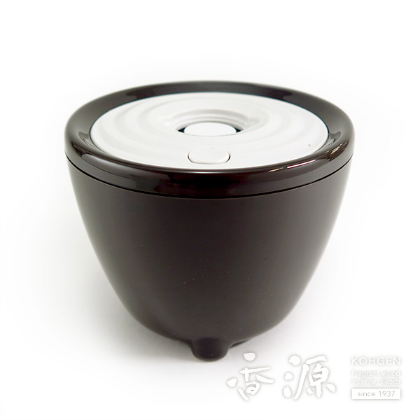 日本香堂sizuro（しずろ）電子香炉セット茶色の香炉