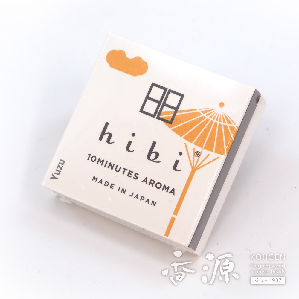 hibi（ヒビ） ユズ 8本入 お香マット付