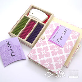 Kitotenkundo Incense Sticks, Hana Komon mini sticks in a pocket-book case