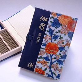 日本香堂のお香源右衛門シリーズ伽羅菊牡丹スティック