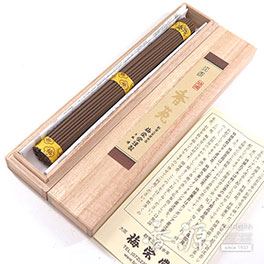 Baieido Incense Sticks, Tokusen Kohen (Premium Incense Garden), one roll
