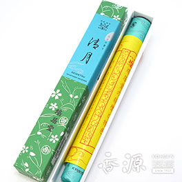 Kyukyodo Incense Sticks, Seigetsu (Clear Moon), one roll