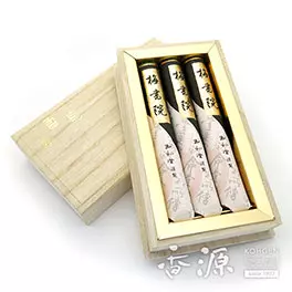 玉初堂 お線香 贈答用 ギフト 梅書院（うめしょいん） 短寸3把入 桐箱