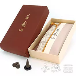 日本香堂のお香 沈香寿山 コーン型 24個入