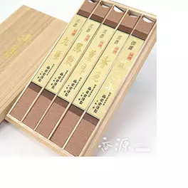 梅栄堂高級お線香贈答用ギフト特撰五種アソート桐箱