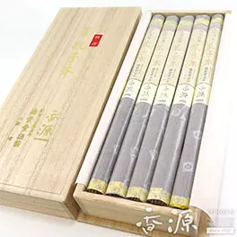 Baieido Incense sticks,Tokusen Kyara Kohshiboku (Premium Kyara Incense of Confucius), long length 10 rolls, paulownia box