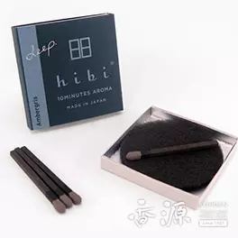 hibi deep incense match type. Amber 8 sticks with incense mat